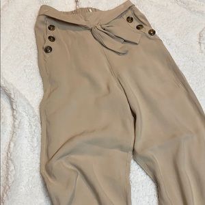 Flare pocket pants